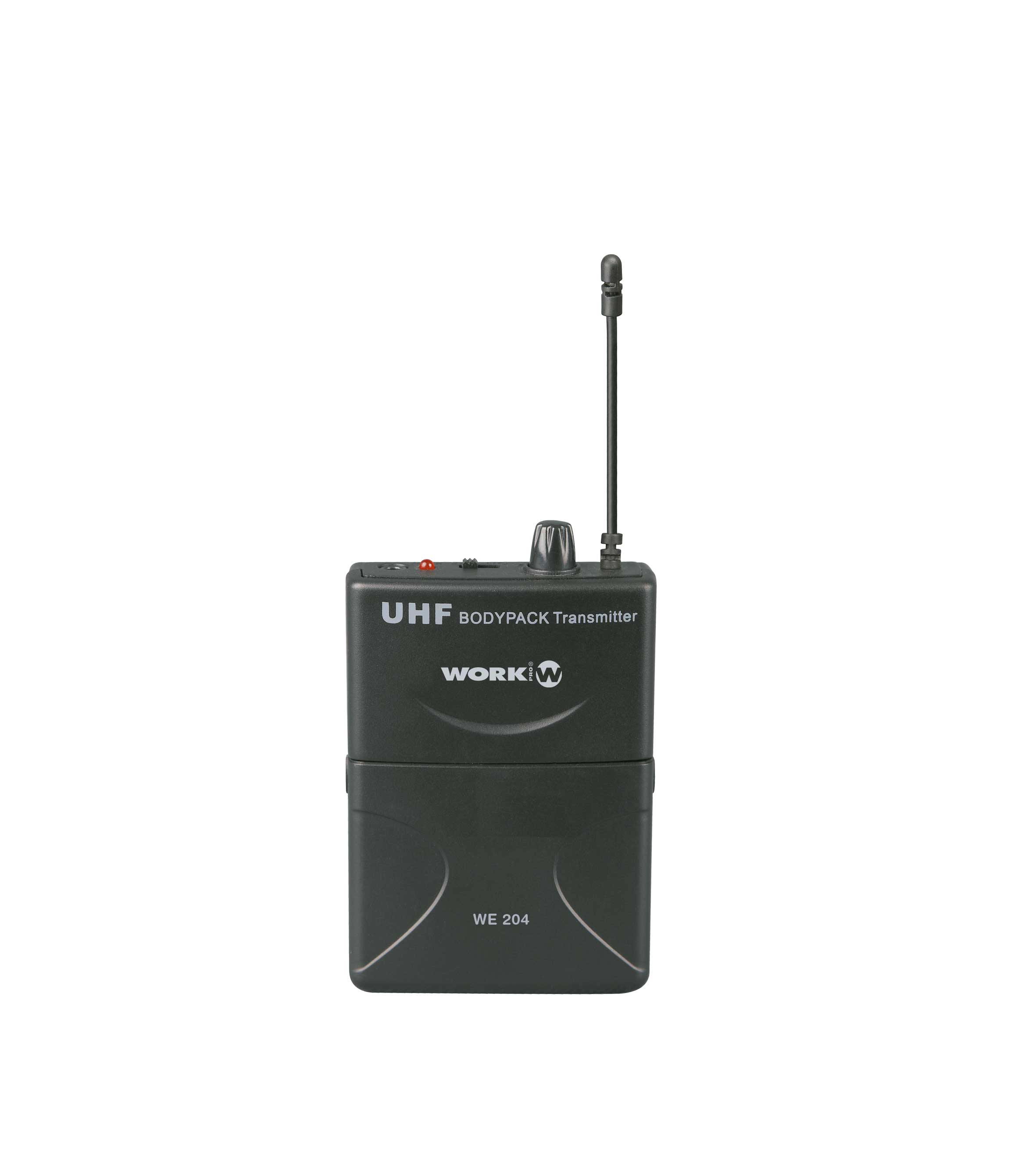 Комплект из 2-х беспроводных микрофонов WORK WRD 204/1, 2 канала УВЧ